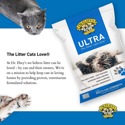 HOTDr. Elsey's Ultra UnScented Clumping Clay Cat Litter 40 lb. Bag