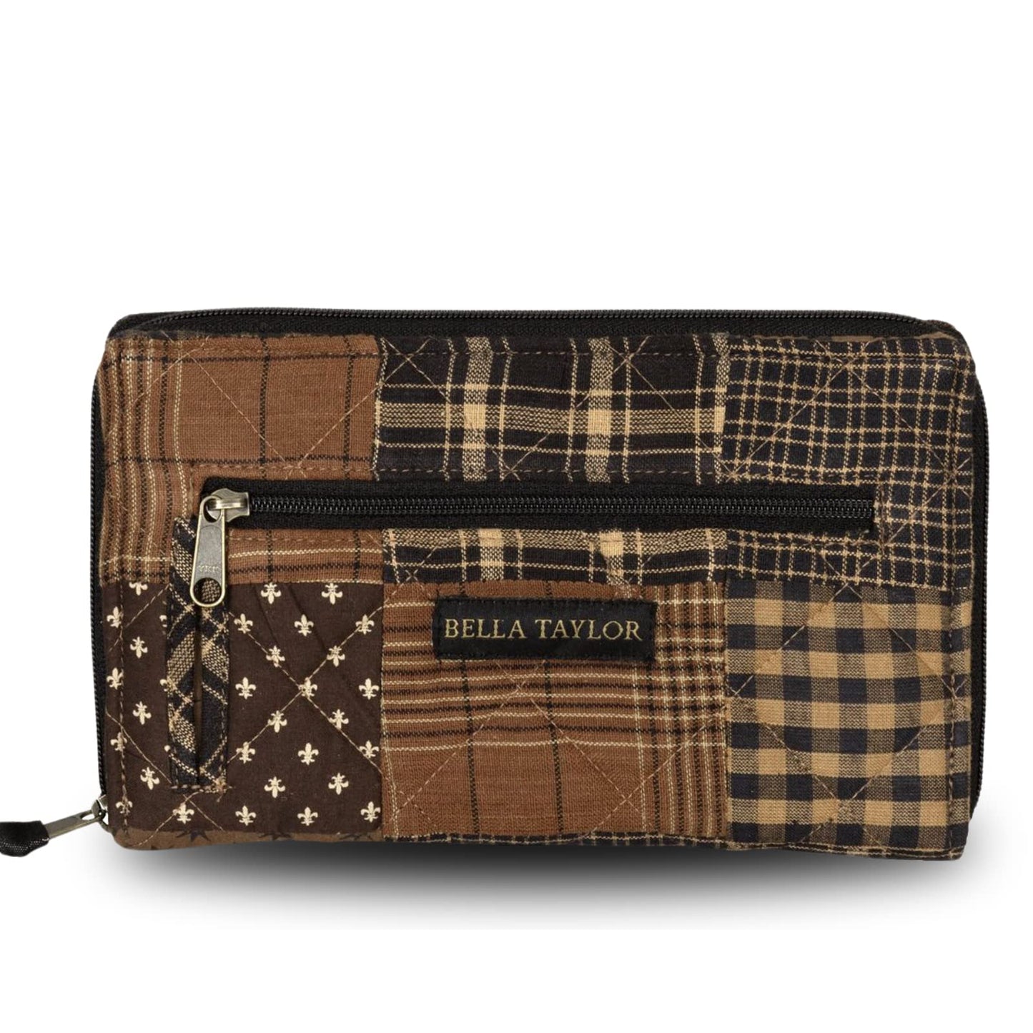 HOTBella Taylor Wrist Strap Wallet, Quilted Wristlet for Women | Lightweight, RFID blocking wristlet wallet, 11 card organizer, 4 cash/receipt slots, secure zipper, holds more, stays slim