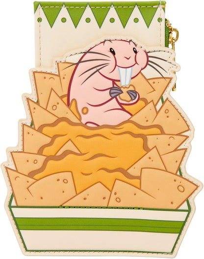 HOTLoungefly Disney: Kim Possible - Rufus - Nachos Card Holder - 4 Card Slots with a Zippered Compartment - Great for Kids & Adults - Collectible Wallets