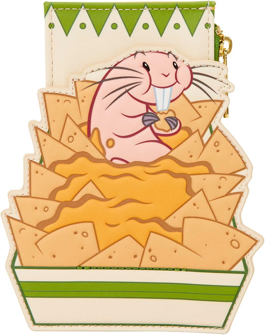 HOTLoungefly Disney: Kim Possible - Rufus - Nachos Card Holder - 4 Card Slots with a Zippered Compartment - Great for Kids & Adults - Collectible Wallets