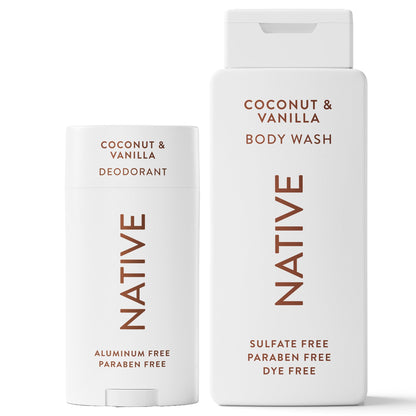 HOTNative Clean Body Wash, Gentle & pH-balanced for Sensitive Skin, 24-Hr Freshness for Men & Women, Vegan & Cruelty-Free, Free of Sulfates, Parabens & Phthalates, Sea Salt & Cedar, 18 fl oz