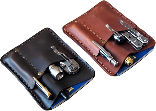 HOTEDC pouch EDC pocket organizer Leather pocket organizer PERSONALIZED, edc wallet, leather edc pouch, edc pouch leather, edc caddy, Men Leather EDC Organizer Sheath, Tactical Tool Pouch, Everyday Carry Tool HANDMADE IN USA.