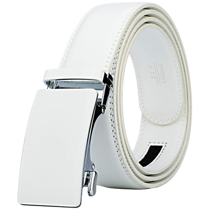 HOTLavemi Men's Real Leather Ratchet Dress Casual Belt, Cut to Exact Fit,Elegant Gift Box