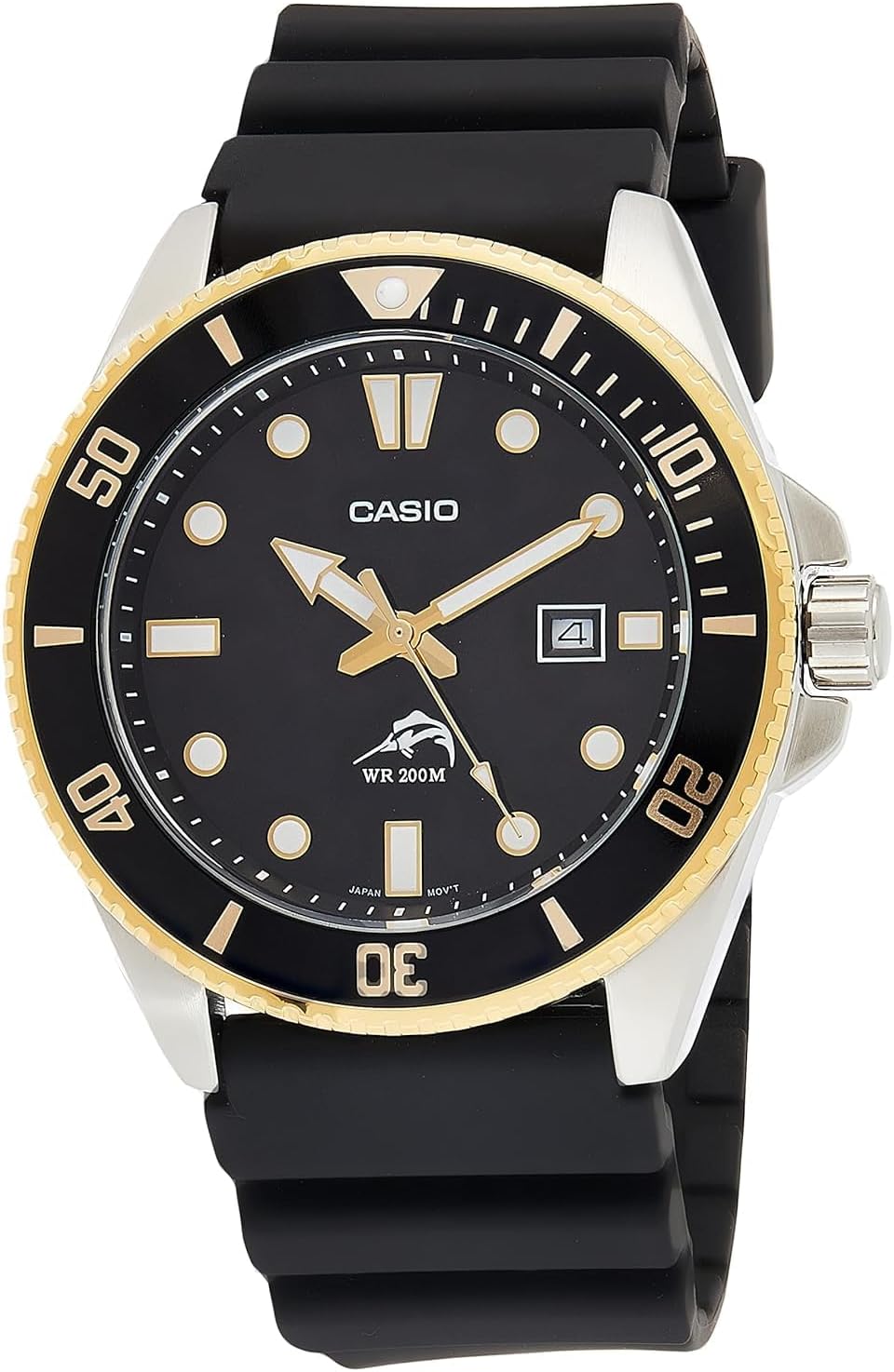 HOTCasio MDV106 Series | Unisex Analog Watch | 200M WR | Stainless Steel Case | Resin Band | 2 Hand Analog (HR, Min, SEC) | Date Display | Screw Down Crown/Screw Down Caseback | 3 Year Battery