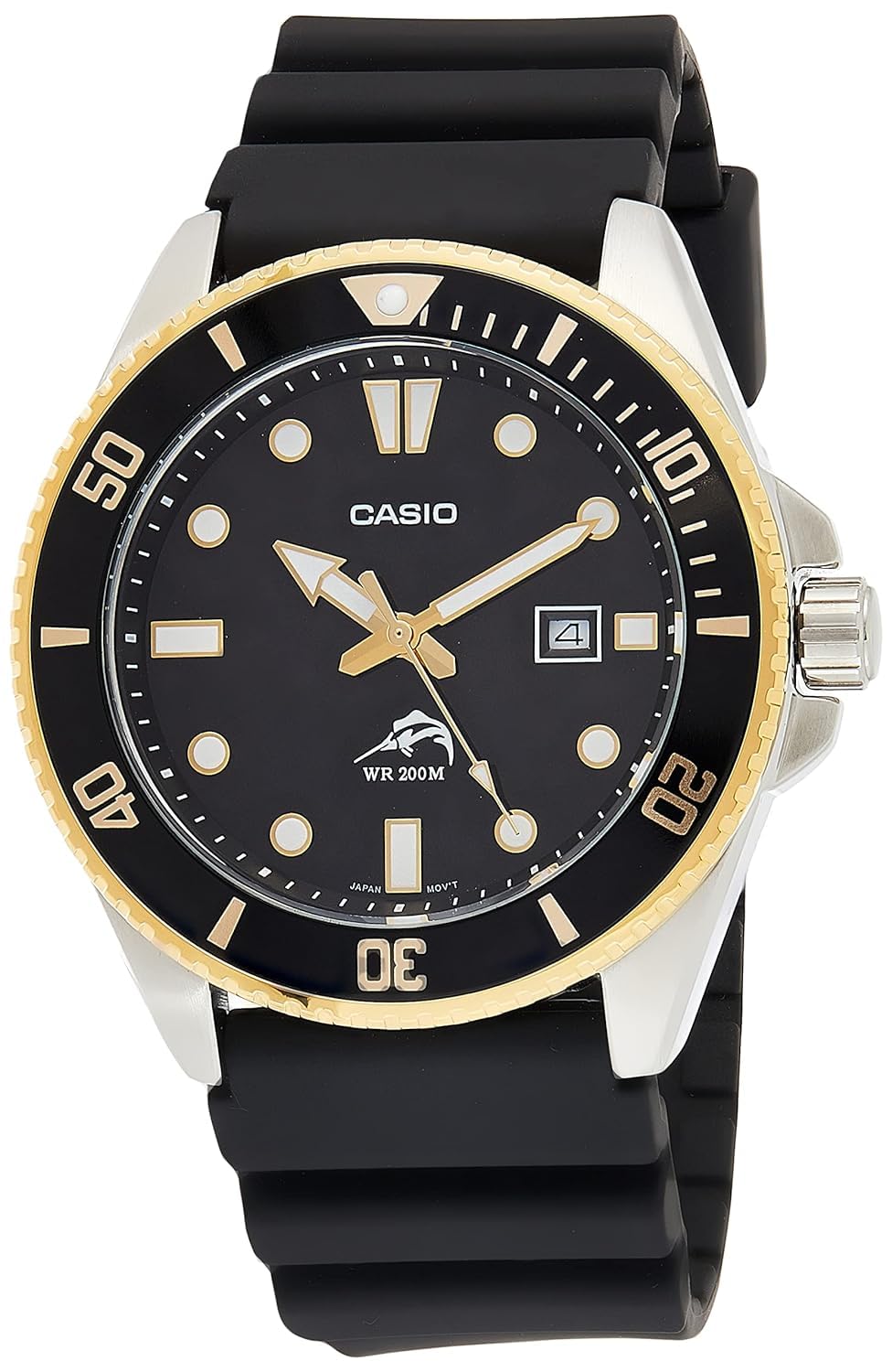 HOTCasio MDV106 Series | Unisex Analog Watch | 200M WR | Stainless Steel Case | Resin Band | 2 Hand Analog (HR, Min, SEC) | Date Display | Screw Down Crown/Screw Down Caseback | 3 Year Battery