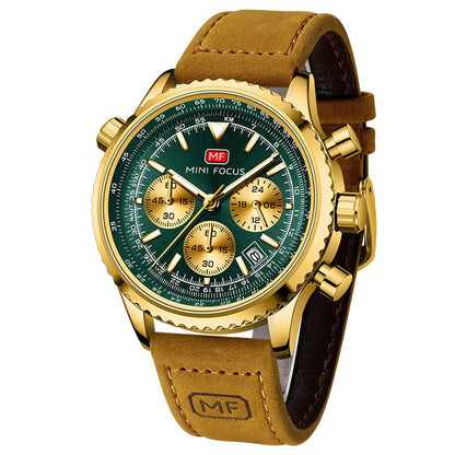 HOTAIMES Mens Watches for Men Casual Chronograph Waterproof Sport Military Watch Analog Quartz Movement Stylish Luxury Dress Wrist Watch Elegant Gift Watch for Men