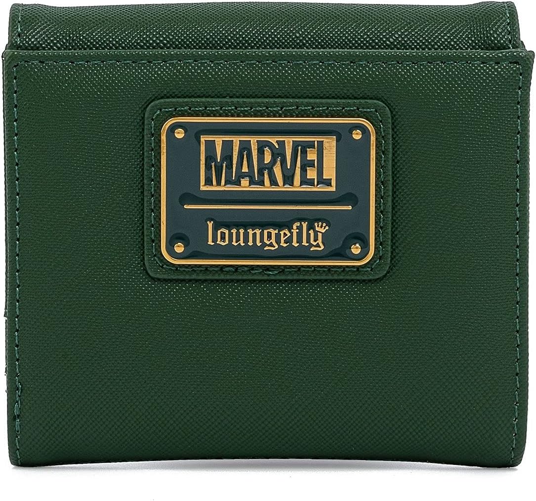 HOTLoungefly Marvel Loki Hardware Wallet with Zip Coin Pouch