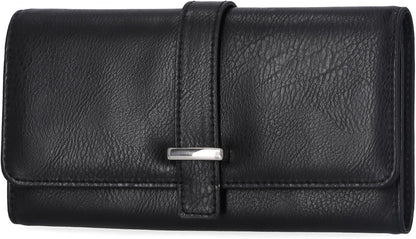 HOTMundi File Master Womens RFID Blocking Wallet Clutch Organizer With Change Pocket