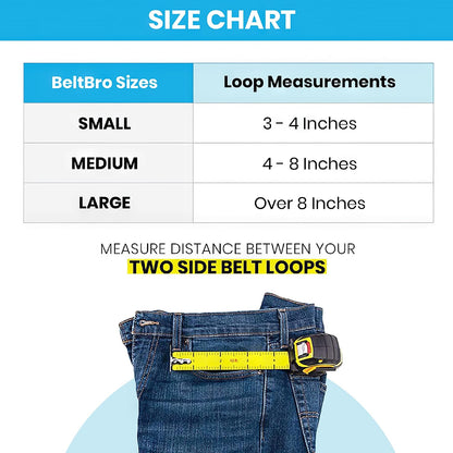 HOTBeltBro Pro for Men and Women Elastic No Buckle Invisible Belt Patented Metal Free TSA Soft Adjustable Side Tactical Belt