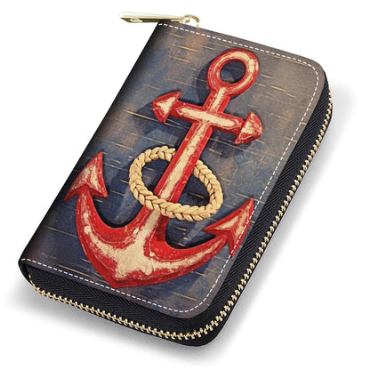 HOTCredit Card Holder Wallets for Women, RFID Blocking Small Leather Card Case Wallet with Zipper Accordion Wallets, Floral Quote Bible Verse Psalm 46:10