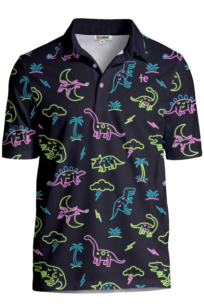 HOTTipsy Elves Men’s Golf Polo Shirt - Moisture Wicking, Stretch Fabric, Athletic Fit - Performance Polo