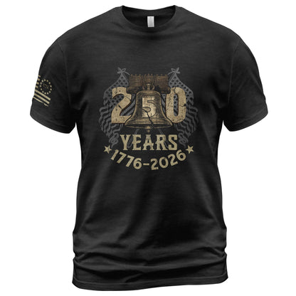 HOT250th Anniversary USA T-Shirt, Patriotic Shirts for Men | This patriotic 1776-2026 shirt honors the historic anniversary milestone, delivering a classic graphic tee for men