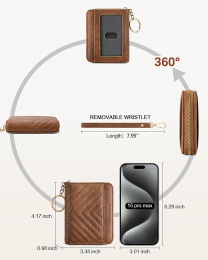 HOTBOSTANTEN Crossbody Bag for Women ＆ Wallet for Women Leather RFID Blocking Card Holder