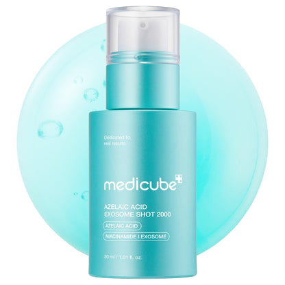 HOTmedicube Exosome Shot Zero 7,500 PPM Spicule Facial Serum | Liquid Skin Booster Serum | Exosome, AHA+BHA+PHA | Pore Care, Dead Skin Cells, Skin Texture | Korean Skincare, 1.01 fl.oz