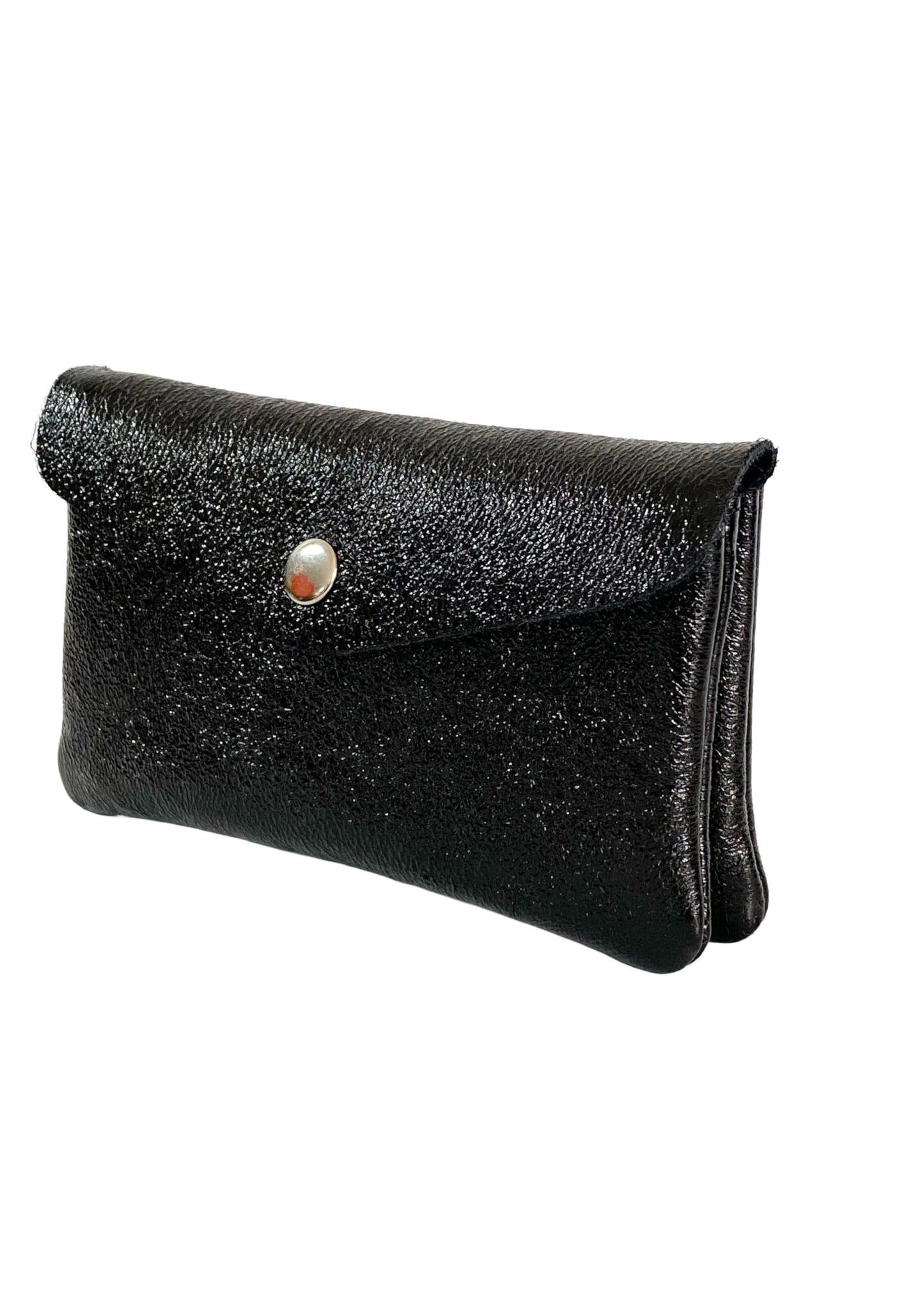 HOTGenuine Leather Card Holder Wallet for Women, Compact Wallet with Snap Closure and Zipper Pocket, (gold)