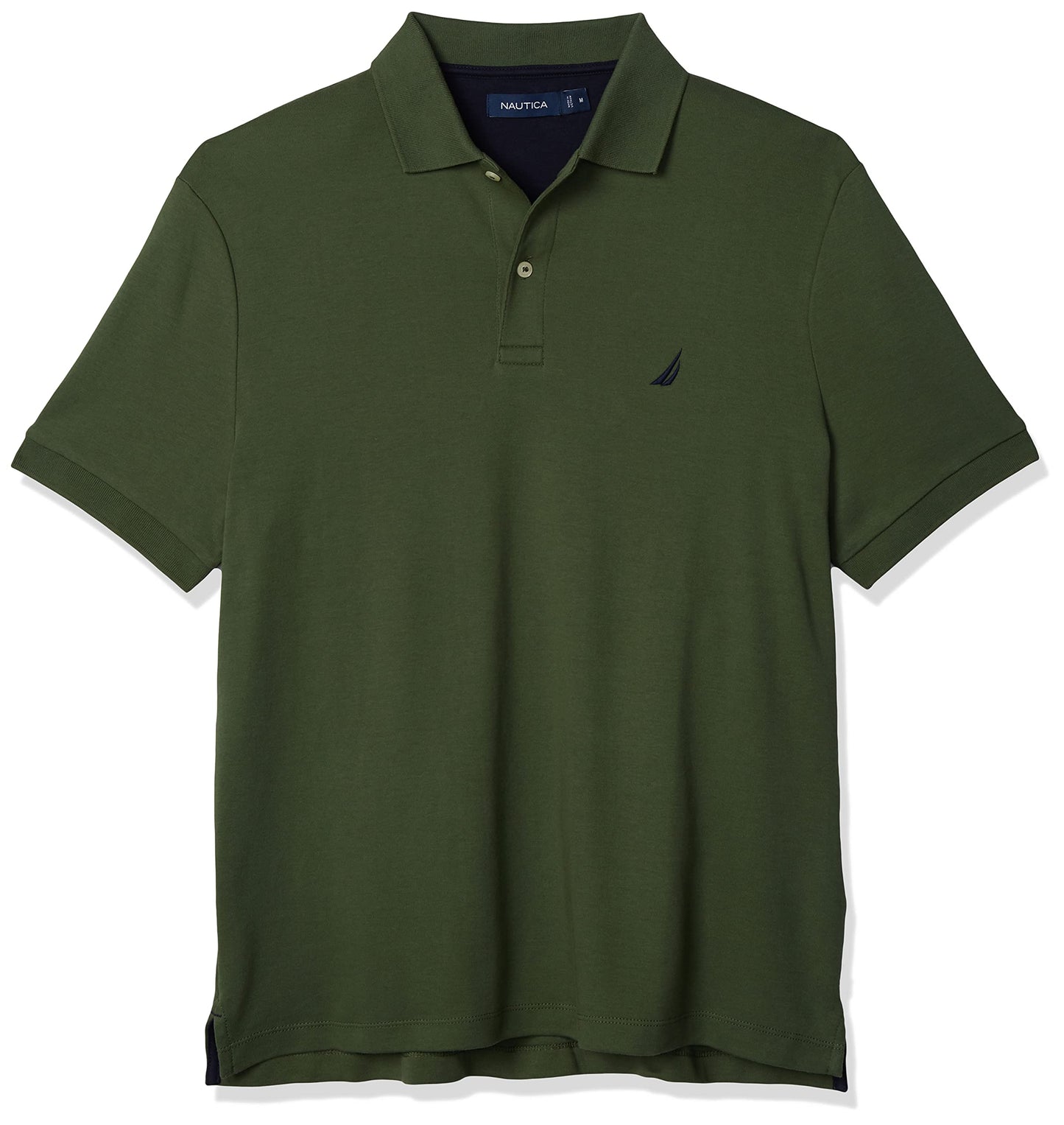 HOTNautica Men's Classic Fit Short Sleeve Dual Tipped Collar Polo Shirt