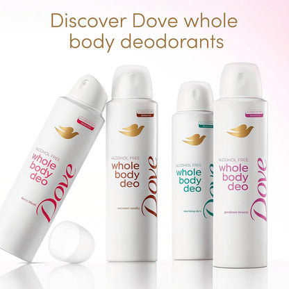 HOTDove Whole Body Deodorant Spray for Women, Alcohol Free, Scent: Coconut Vanilla, 4 oz