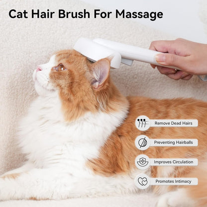 HOTAumuca Cat Brush for Shedding, Cat Brushes for Indoor Cats, Cat Brush for Long or Short Haired Cats, Cat Grooming Brush Cat Comb for Kitten Rabbit Massage Removes Loose Fur