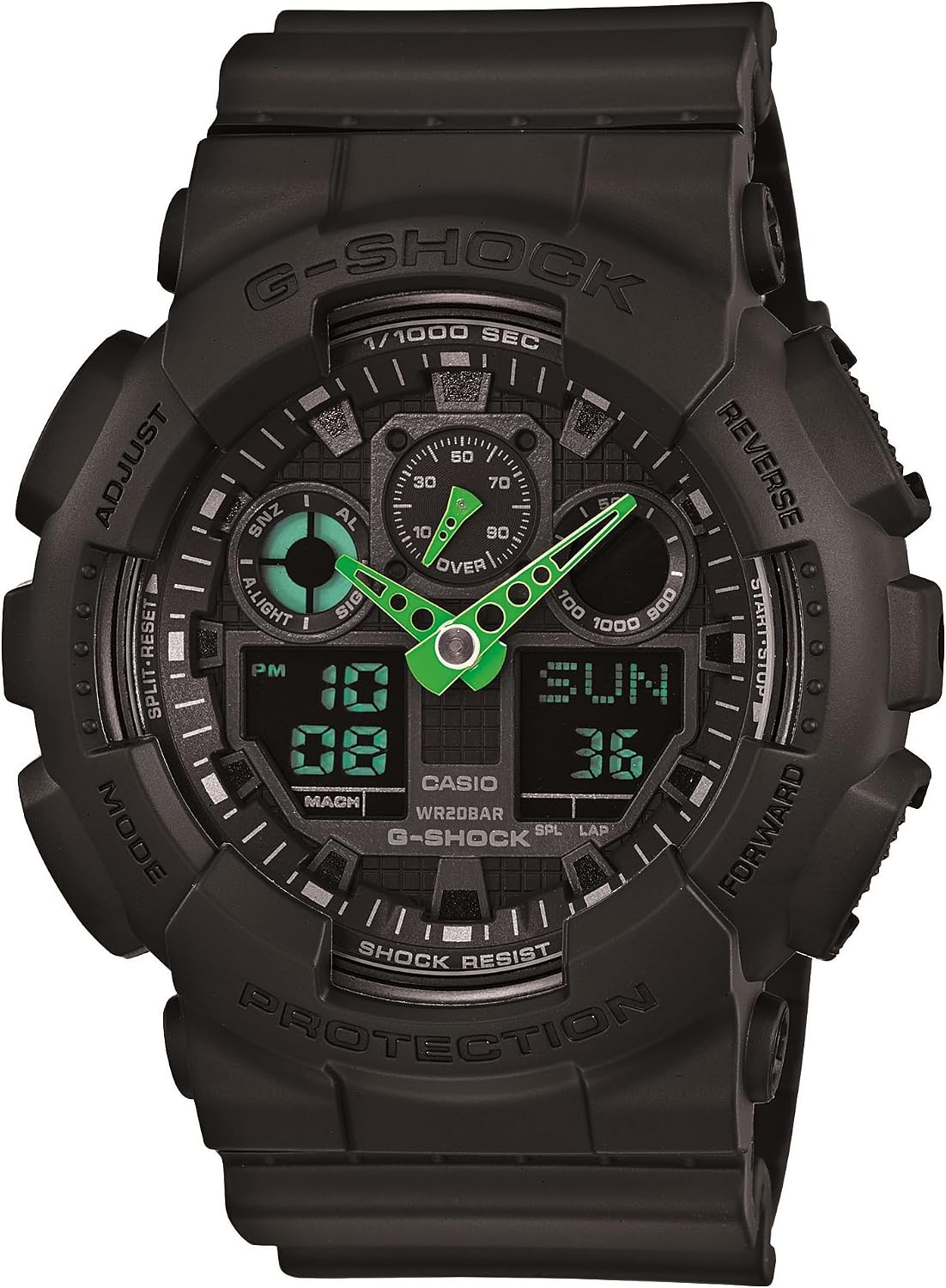HOTCasio Men's GA-100 XL Series G-Shock Quartz 200M WR Shock Resistant Watch