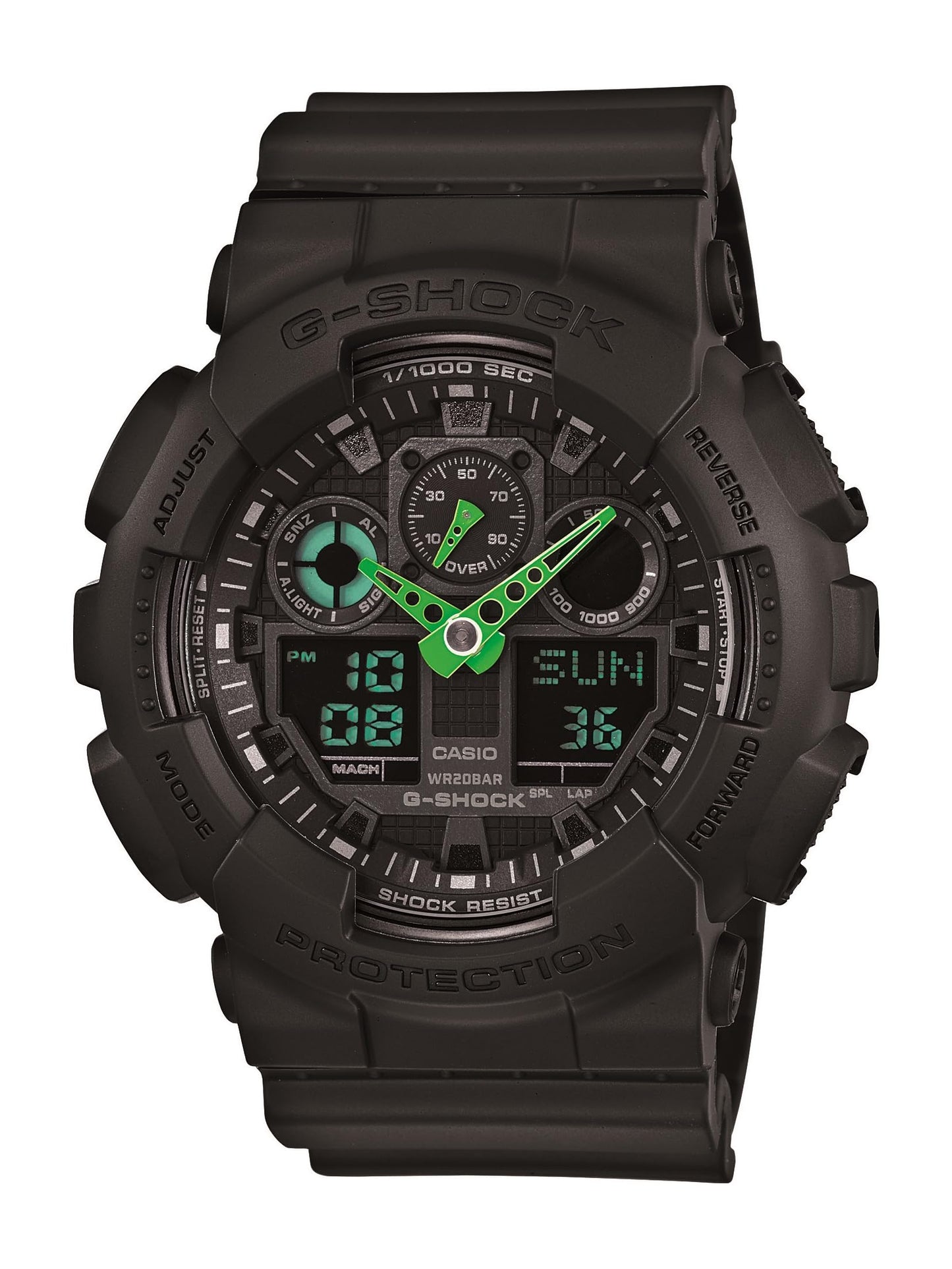 HOTCasio Men's GA-100 XL Series G-Shock Quartz 200M WR Shock Resistant Watch