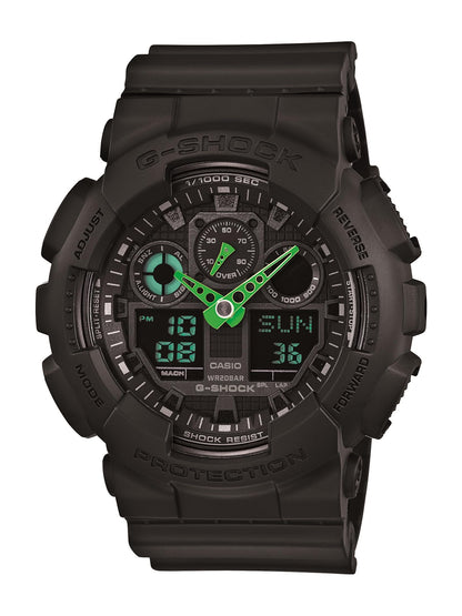 HOTCasio Men's GA-100 XL Series G-Shock Quartz 200M WR Shock Resistant Watch