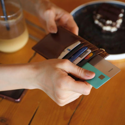 HOTPEGAI Minimalist Card Case & Zippered Wallet for Women | Isabel