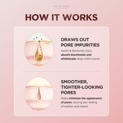 HOTSKIN1004 [Hudson's Pick] Poremizing Quick Clay Stick Mask, Facial Clay Mask for Pores, Centella Clay Stick for Pore Minimizing, Pink Pore Mud Mask for Sebum Balance, Korean Skin Care, 0.95 oz / 27g