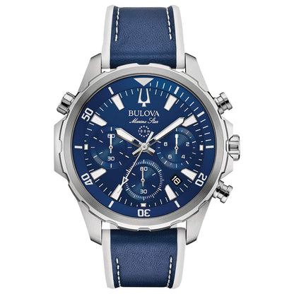 HOTBulova Men's Marine Star Series B Stainless Steel 6-Hand Chronograph Quartz Watch, 100M