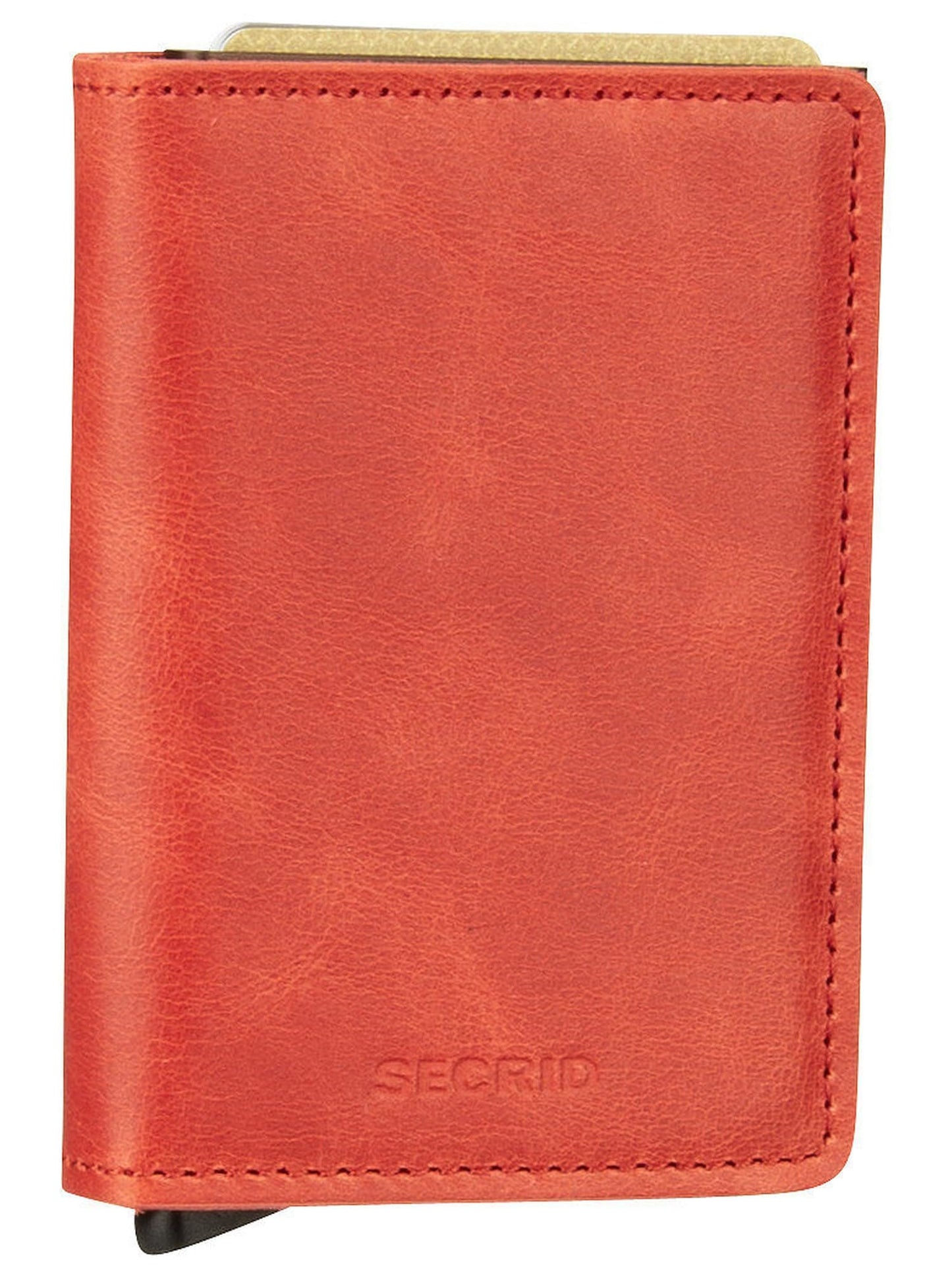 HOTSecrid Slim Wallet Original Leather With Rfid Safe Card Case