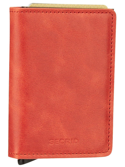 HOTSecrid Slim Wallet Original Leather With Rfid Safe Card Case