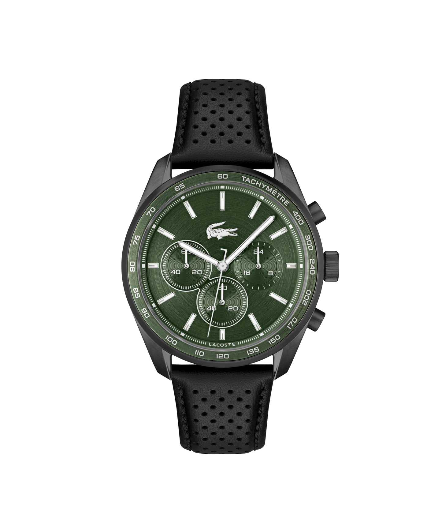 HOTLacoste Boston Men's Chronograph Watch - Classic Stainless Steel - Tachymeter - Water Resistant up to 5ATM/50 Meters - Modern Design for Him - 42mm