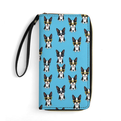 HOTWomen's Wallet Ladies Wristlet, Large Capacity, Zipper Pocket, Perfect for ID Cards, Chicken Cute