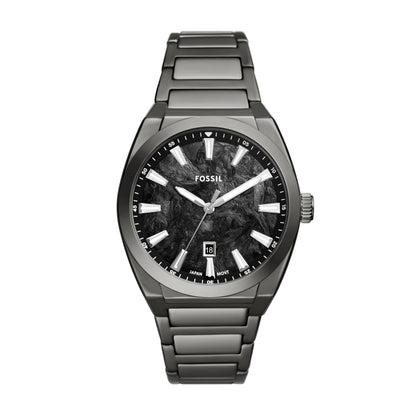 HOTFossil Men's Everett Quartz Stainless Steel Watch, Three-Hand Watch for Men