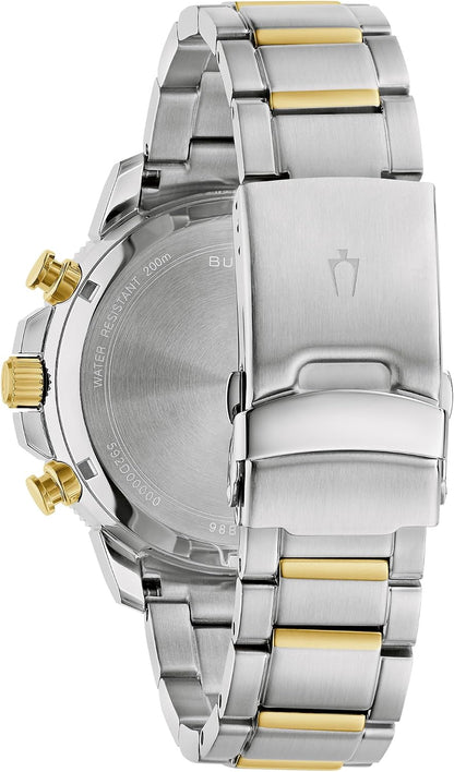 HOTBulova Men's Marine Star Series C Two-Tone Stainless Steel 6-Hand Chronograph Quartz Watch