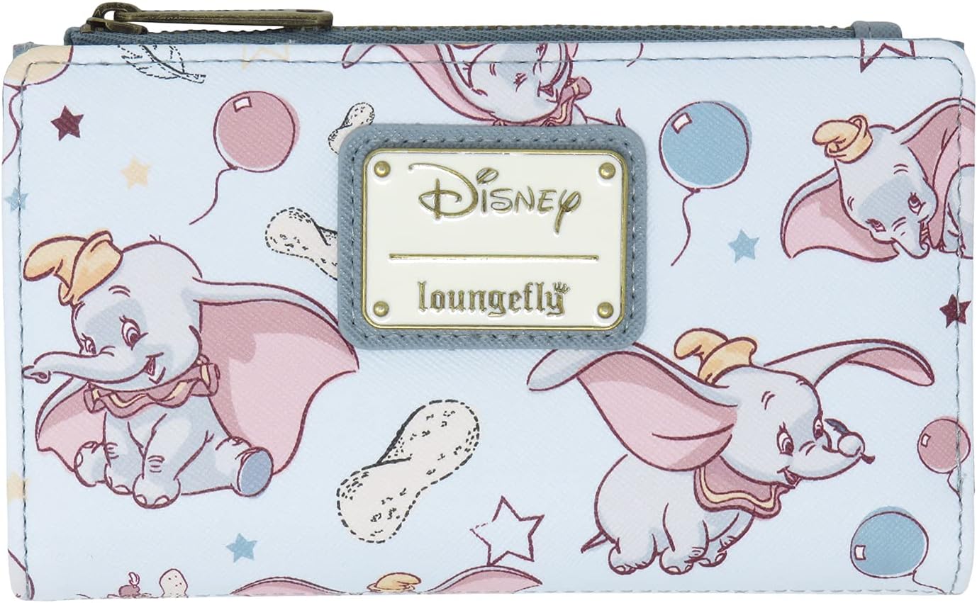HOTLoungefly Disney Dumbo Allover Print Bi-fold Wallet