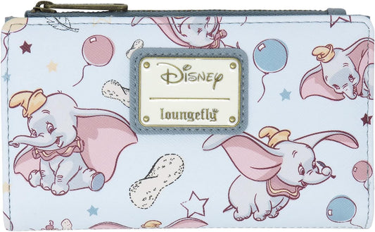 HOTLoungefly Disney Dumbo Allover Print Bi-fold Wallet