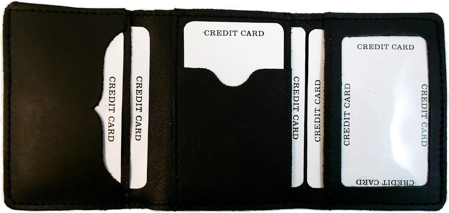 HOTHandcrafted Leather Trifold Wallet Eagle