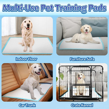 HOTDogcator Dog Pee Pads Extra Large 30"x36", 30 Count Super Absorbent Pee Pads for Dogs, Disposable Urine Bed Pads for Doggie, Thicken XXL Puppy Pads, Piddle Pads X-Large for Indoor, Outdoor Use