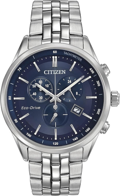 HOTCitizen Men's Classic Corso Eco-Drive Watch, Chronograph, 12/24 Hour Time, Date, Sapphire Crystal