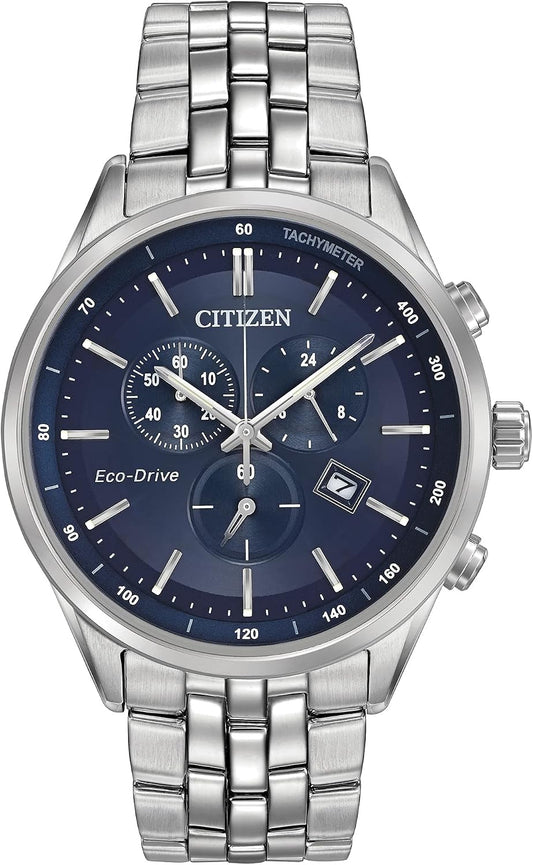 HOTCitizen Men's Classic Corso Eco-Drive Watch, Chronograph, 12/24 Hour Time, Date, Sapphire Crystal