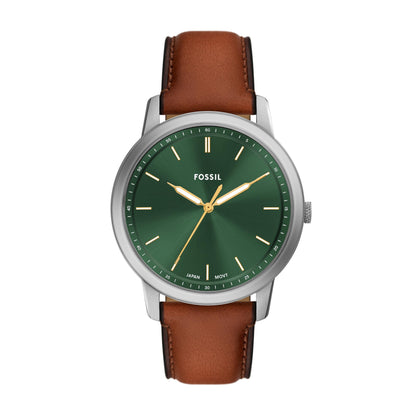 HOTFossil Men's Minimalist Quartz Stainless Steel Three-Hand Watch for Men