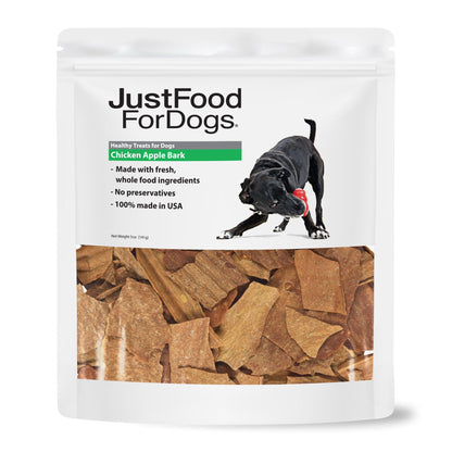 HOTJust Food for Dogs Single Ingredient Healthy Dog Treats and Dog Snacks, Jerky Treats, Human Grade, Preservative and Grain Free, Rawhide Free Chews, Low Calorie Treat - Chicken Breast, 5 oz