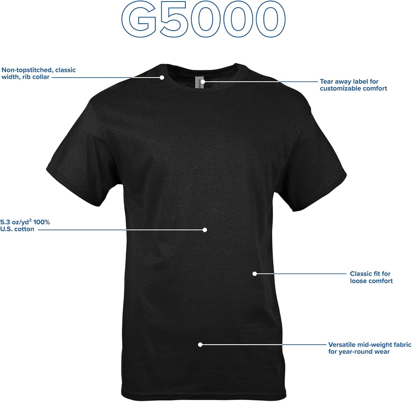HOTGildan Adult Heavy Cotton T-Shirt, Style G5000