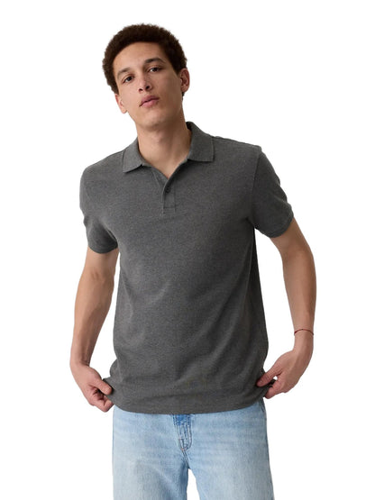 HOTGap Men's Stretch Pique Polo Shirt