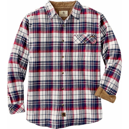 HOTLegendary Whitetails Mens Long Sleeve Button Down 100% Cotton Flannel Shirt