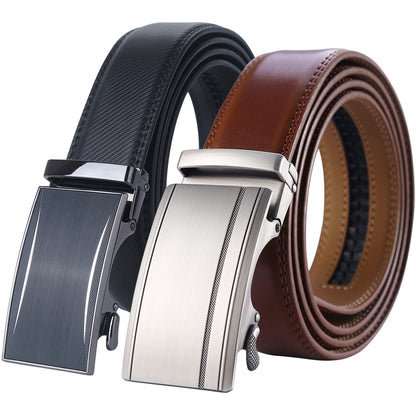 HOTLavemi Men's Real Leather Ratchet Dress Casual Belt, Cut to Exact Fit,Elegant Gift Box