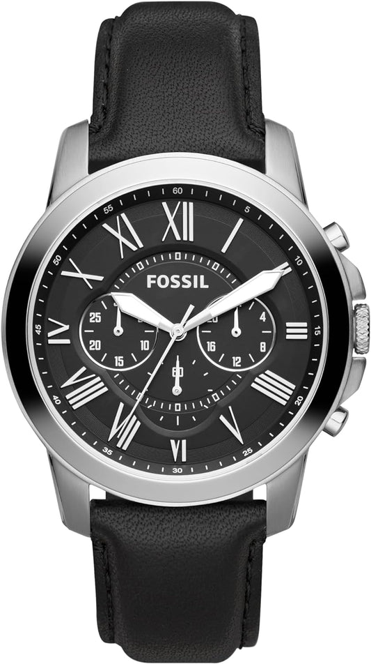 HOTFossil Men's Watch, Grant Quartz Stainless Steel Chronograph Watch for Men