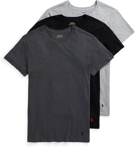 HOTPolo Ralph Lauren Underwear Men's Slim Fit Cotton Crew Tee 3 Pack