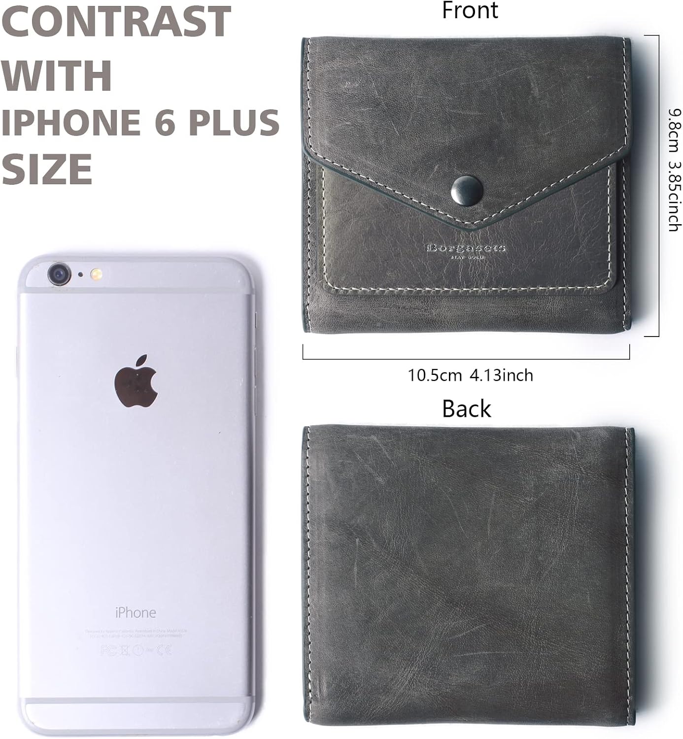 HOTSmall Wallet for Women Genuine Leather RFID Blocking Card Holder Organizer Pocket Compact Bifold Ladies Mini Purse