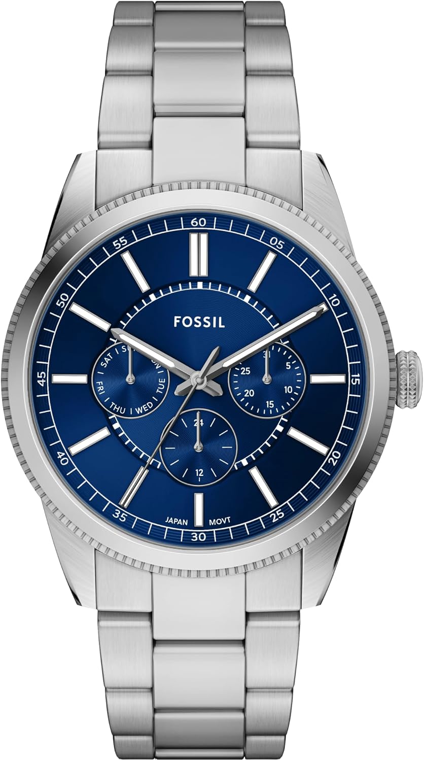 HOTFossil Men's Watch, Pearson Multifunction Stainless Steel Watch for Men